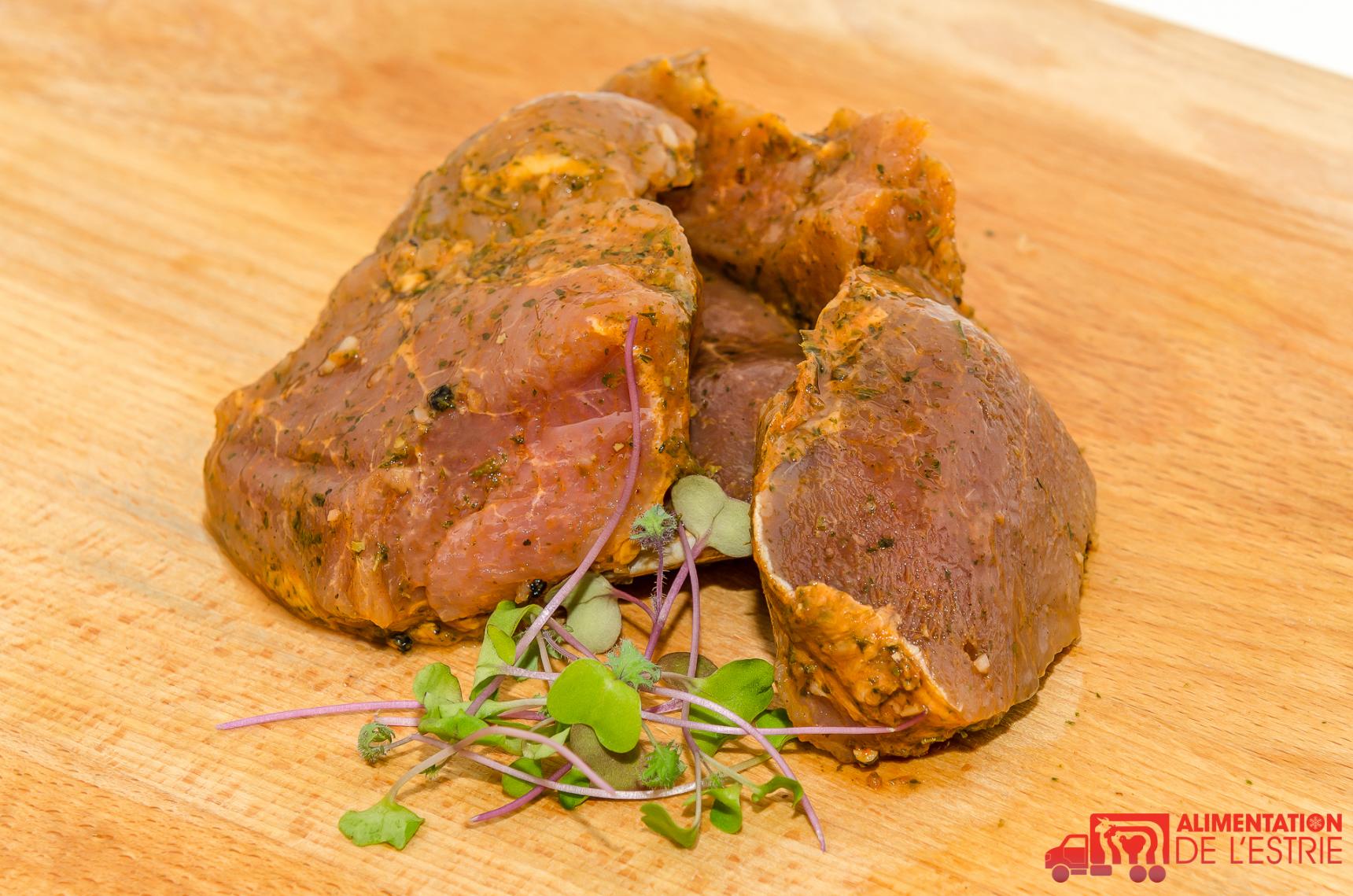 Filet de porc souvlaki